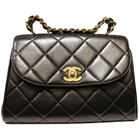 chanel black quilted bad|Classic 11.12 Handbag Lambskin & Gold.